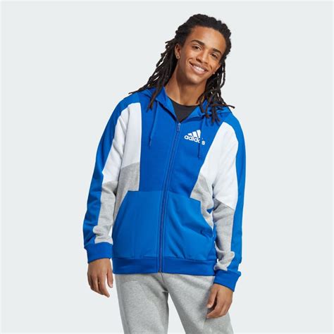 adidas Colourblock Kapuzenjacke 